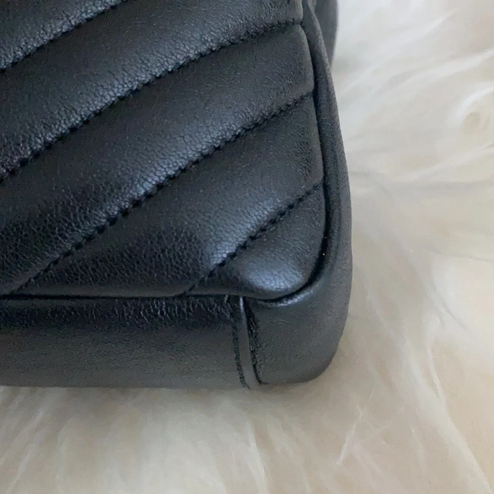 SAINT LAURENT COLLEGE MEDIUM IN QUILTED LEATHER